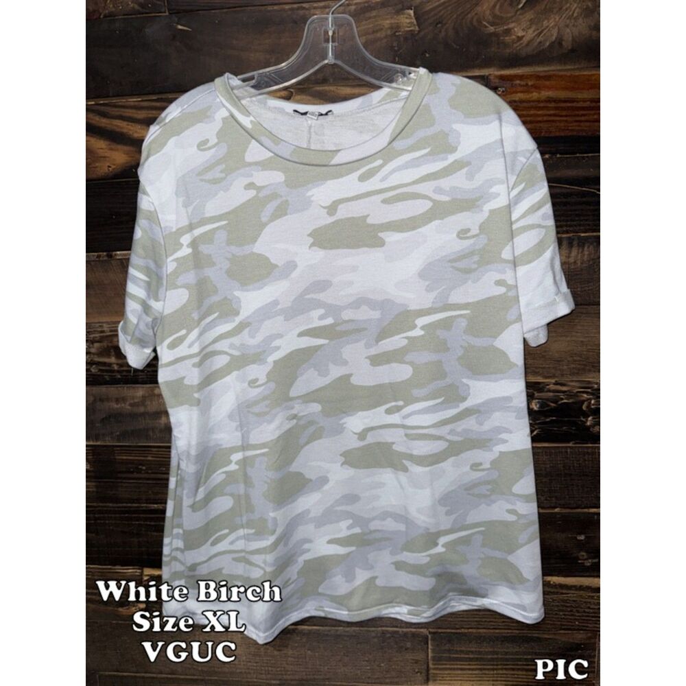 White Birch Camo Top